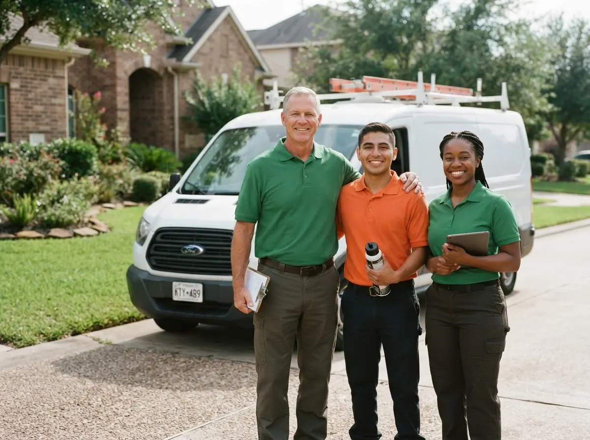 Lone Creek Pest Control pest control service team in Katy, TX
